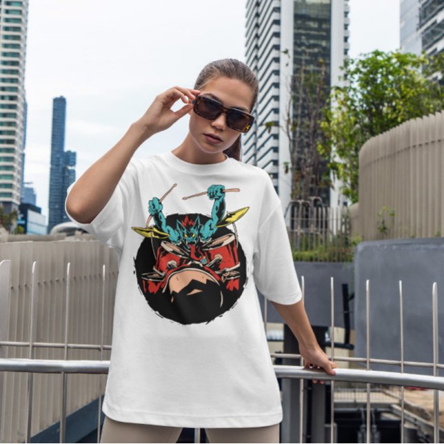 T-shirt Vampire Drum Player Musicien (Créateur téléchargé)