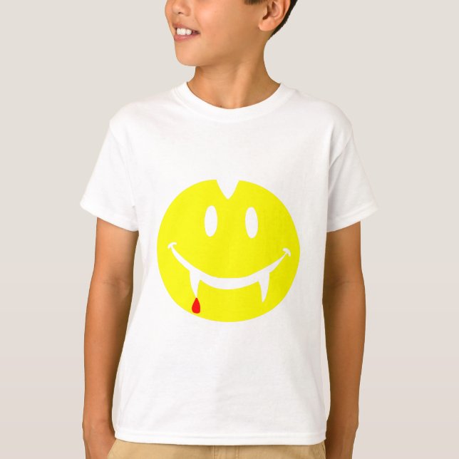 T-shirt vampire emoji dracula (Devant)