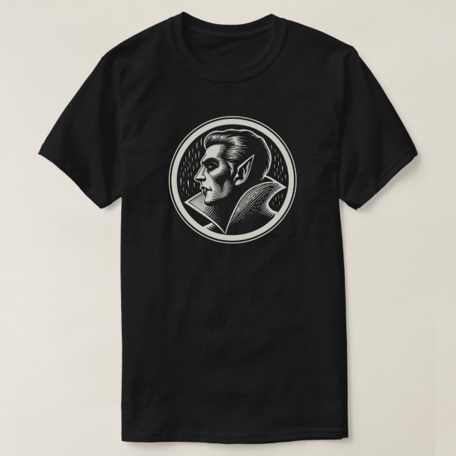 T-shirt Vampire Épouvantable Horreur Gothique (Design devant)
