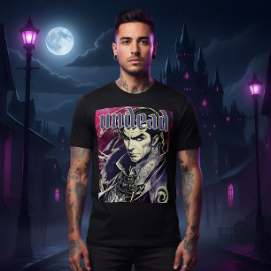 T-Shirt Vampire Gothique Rétro des Morts-Vivants