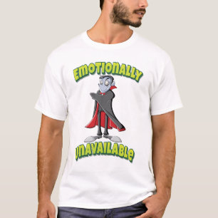 T-shirt Vampire indisponible sur le plan émotionnel