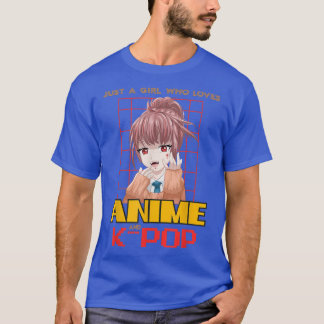 T-shirt Vampire Japon Neko Juste Une Fille Qui Aime Anime 