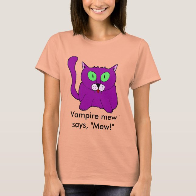 T-shirt Vampire Mew Sheer Shirt (Devant)