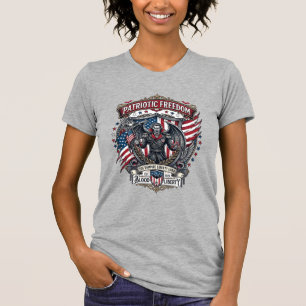 T-shirt Vampire Patriotique Liberté Seigneur Horreur Monst