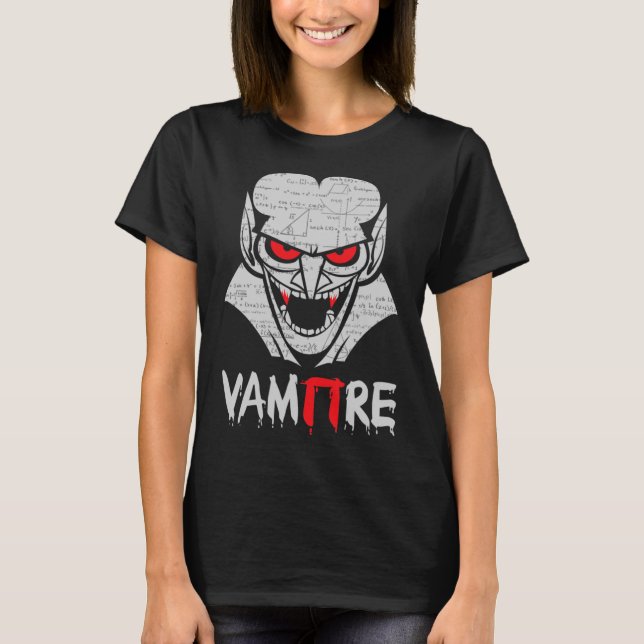 T-shirt Vampire Pi Costume Halloween Funny Math Science Te (Devant)