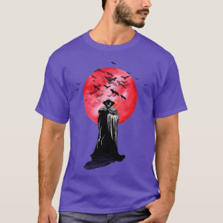 T-shirt Vampire pour Halloween rétro