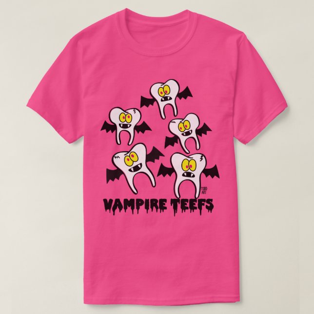 T-SHIRT VAMPIRE TEEFS (Design devant)