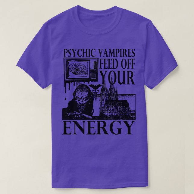 T-shirt Vampires Alimentez Votre Graphique D'Horreur Gothi (Design devant)