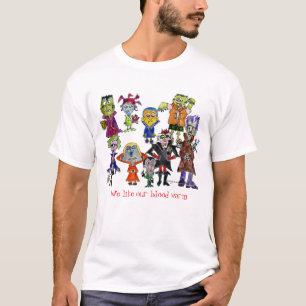 T-shirt Vampires caricature drôle