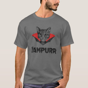 T-shirt Vampurr - Drôle Vampire Kitty Cat - Halloween T