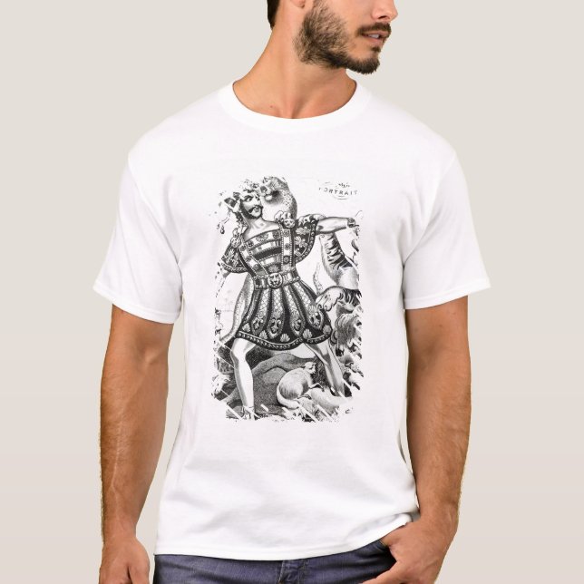 T-shirt Van Amburgh le plus docile brutal, 1838 (Devant)