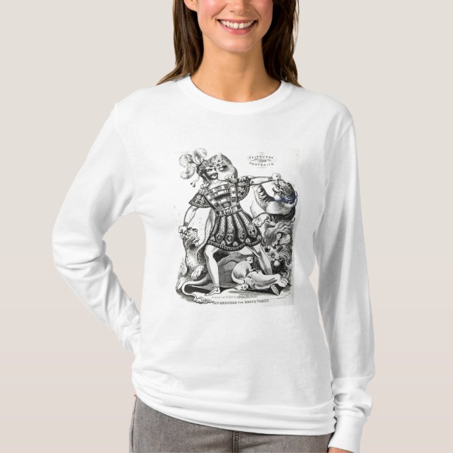 T-shirt Van Amburgh le plus docile brutal, 1838 (Devant)
