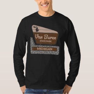 T-shirt Van Buren State Park Michigan MI Affiche de bienve