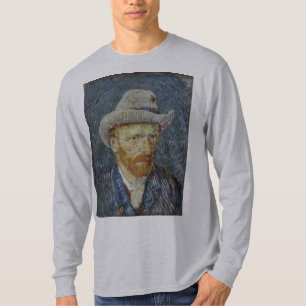 T-shirt Van Gogh Autoportrait Gris Sens Casquette Peinture