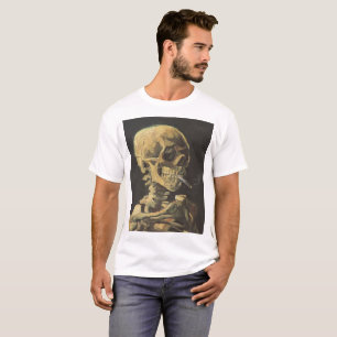 T-shirt VAN GOGH - crâne avec la cigarette 1885