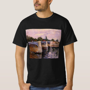 T-shirt Van Gogh La Seine avec Pont del Grande Jette