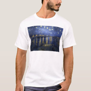 T-shirt Van Gogh Nuit étoilée sur le Rhône