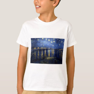 T-shirt Van Gogh Nuit étoilée sur Rhône