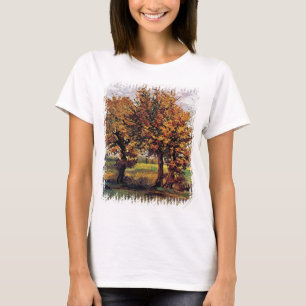 T-shirt Van Gogh - Paysage d'automne avec quatre arbres