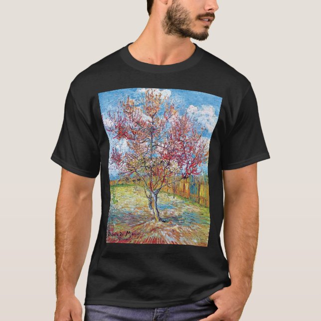 T-shirt Van Gogh - Pêchers roses (Devant)