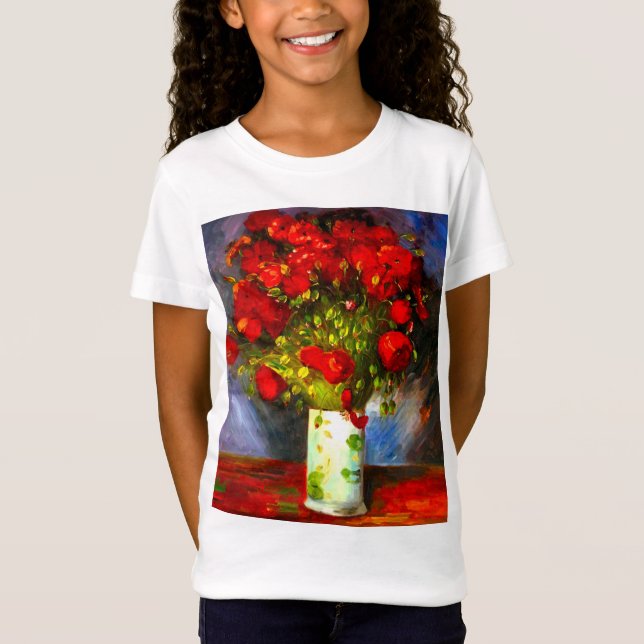 T-Shirt Van Gogh Red Poppies (Devant)