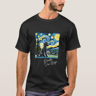 T-shirt Van Gogh Starry Night Dog Art pour Amoureux des ch