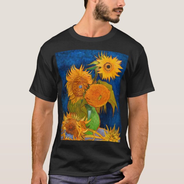 T-shirt Van Gogh Sunflowers (Devant)