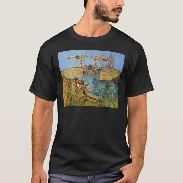 T-shirt Van Gogh Vincent - le pont de Langlois (Devant)