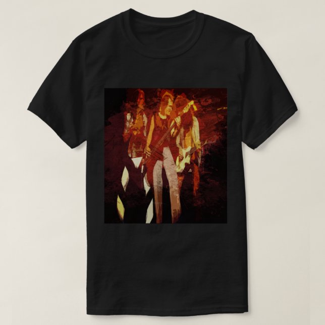 T-shirt Van Halen T-ShirtVan halen en action T-Shirt_by SH (Design devant)
