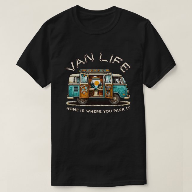 T-Shirt Van Life Campervan (Design devant)