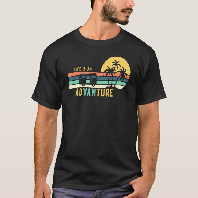 T-shirt Van Life est une andvanité - Vanlife Van Life (Devant)