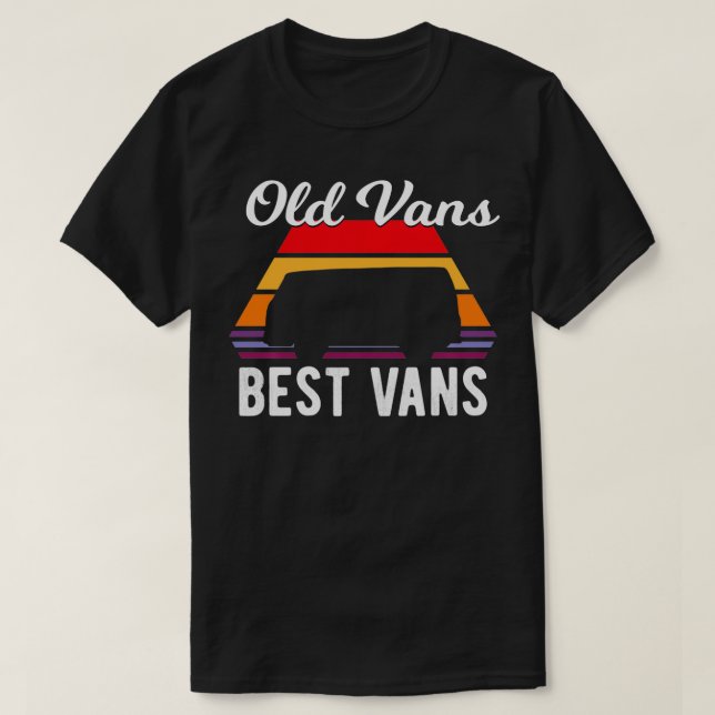 T-shirt Van Life Vieux Vans Meilleurs Vans Vanlife Van Vie (Design devant)