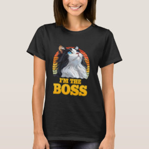 T-shirt Van Turc Chats Je suis le patron Drôle Van Turc