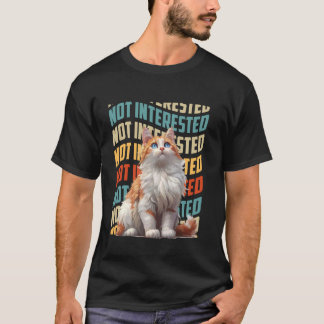 T-shirt Van turc NON INTÉRESSÉ Propriétaires de chats Vans