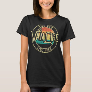 T-shirt Van Vie Vêtements Retro Vintage Van Dwellers Vanli