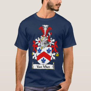 T-shirt Van Vliet Manteau d'armoiries Famille Crest
