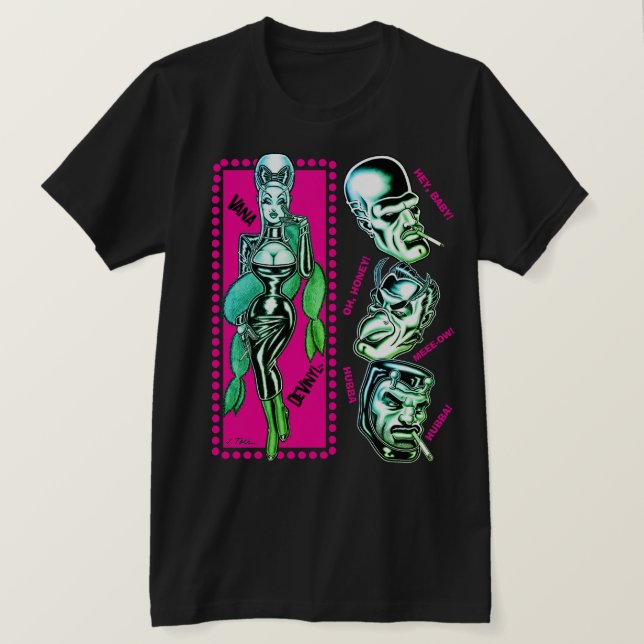 T-shirt Vana DeVinyl™/Sifflets grossiers (Design devant)