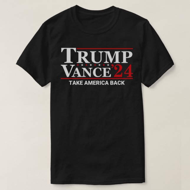 T-shirt Vance 2024 Reprendre l'Amérique (Design devant)