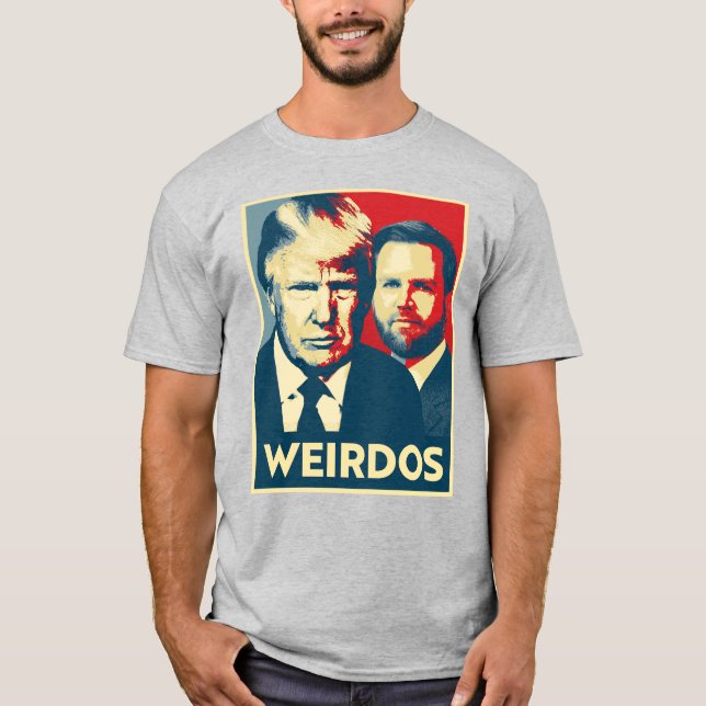 T-shirt Vance anti-Trump - Weirdos (Devant)