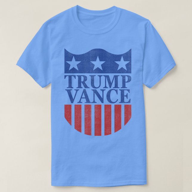 T-shirt Vance vintage avec America Shield (Design devant)