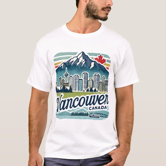 T-shirt Vancouver Canada  (Devant)