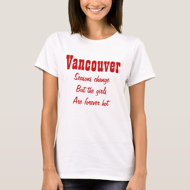 T-shirt Vancouver Canada (Devant)