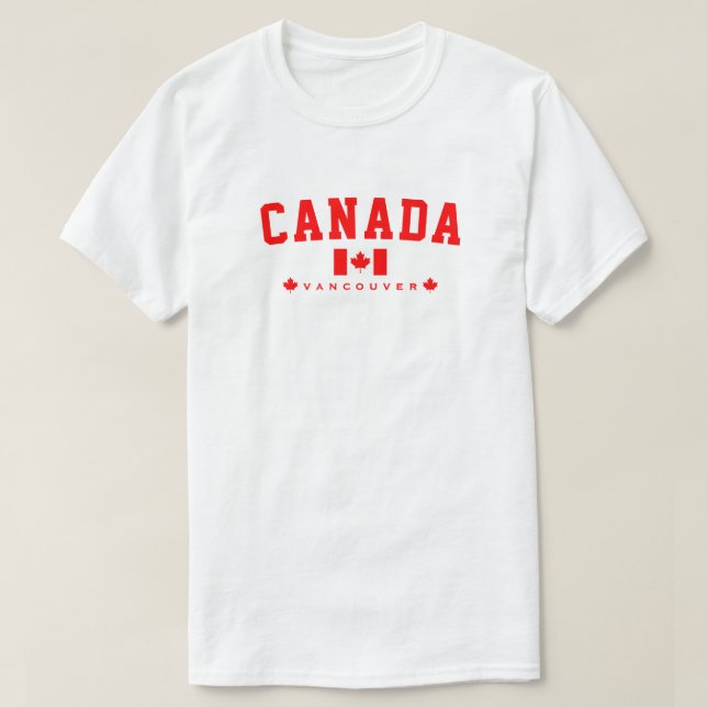T-shirt Vancouver Canada  (Design devant)