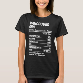 T-shirt Vancouver Girl