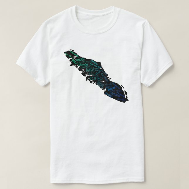 T-shirt Vancouver Island West Coast Design (Design devant)