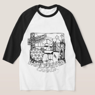 T-shirt Vancouver Jersey des femmes de souvenir de