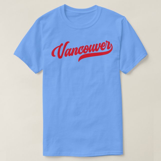 T-shirt Vancouver Retro Vancouver Canucks (Design devant)