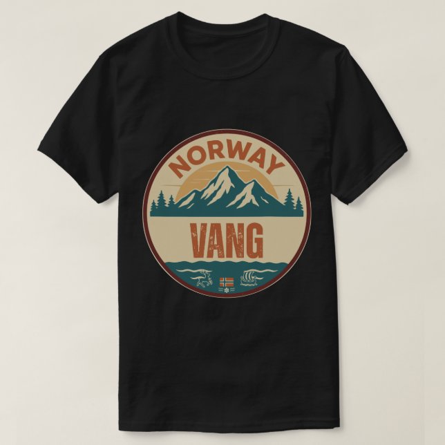 T-shirt Vang, Norvège Norvège (Design devant)