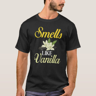 T-shirt Vanilla Haricots Extrait Bourbon Crème de crème Pâ