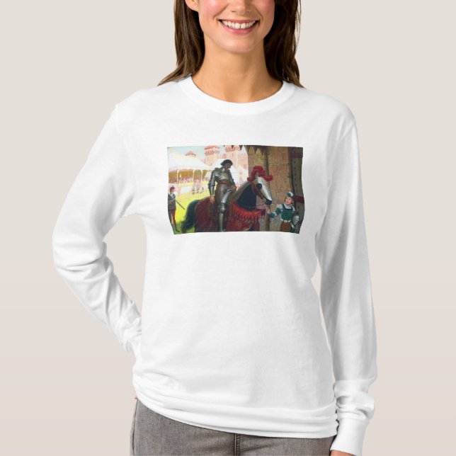 T-shirt Vanquished, by Edmund Blair Leighton (Devant)